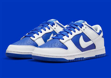 nike dunk low blau weis|dunk low racer blue white.